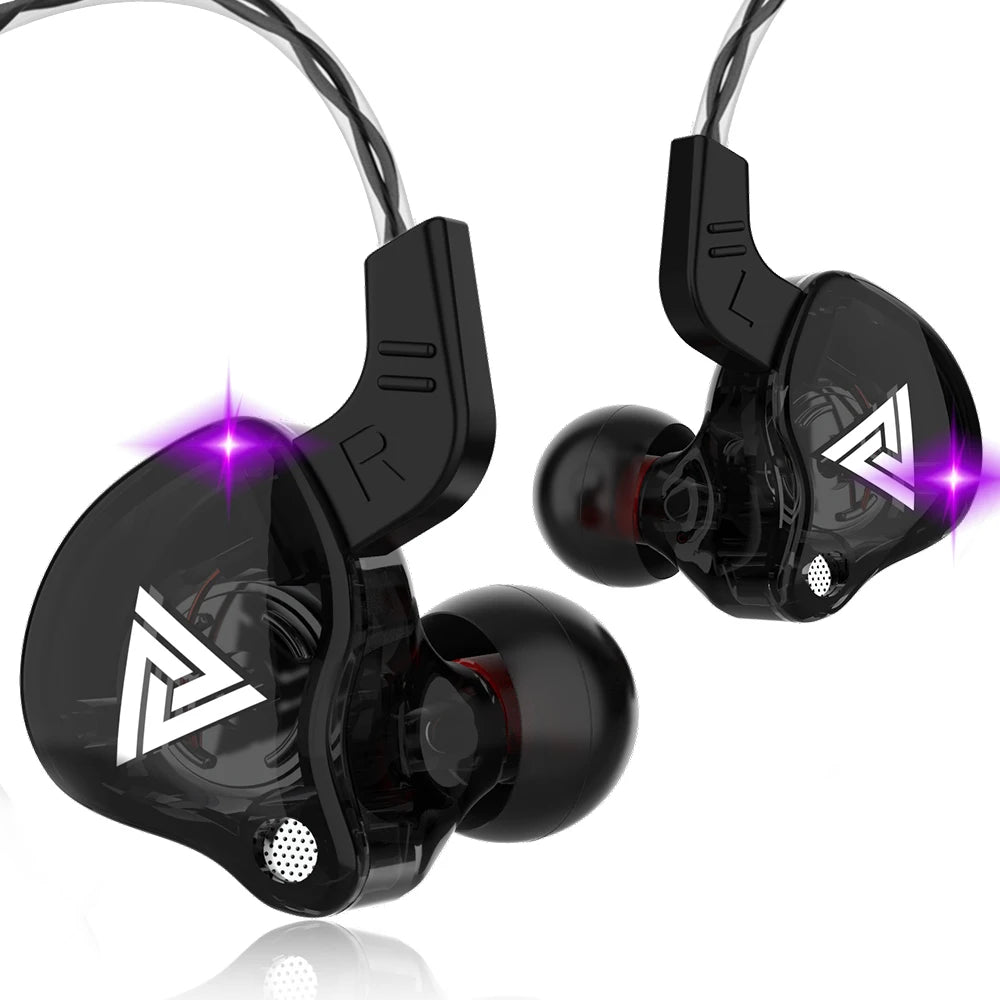 QKZ AK6 HiFi In-Ear Monitor Earbuds with Mic