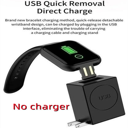 Unisex Smartwatch & Fitness Tracker for Android/iOS (Message Sync)