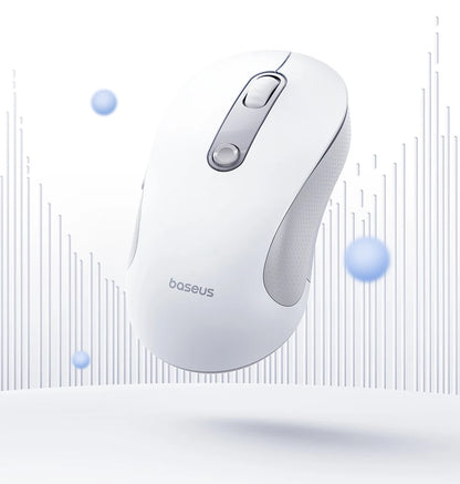 BASEUS Wireless Bluetooth 5.3 Mouse | Ergonomic, 7 Silent Buttons for PC/Laptop