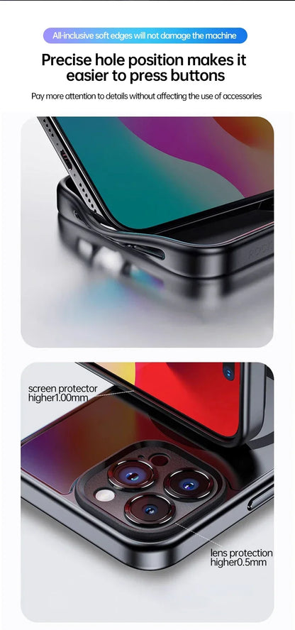 NFC E-Ink Screen Phone Case for iPhone 13-15 Pro Max (Custom Photo)