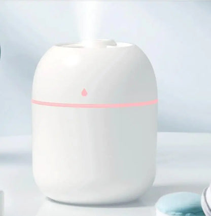 250ml USB Mini Ultrasonic Humidifier & Essential Oil Diffuser (LED)