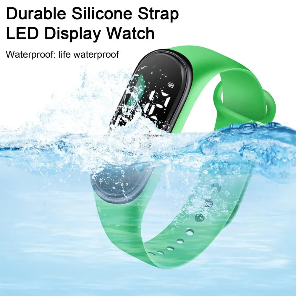 Waterproof Luminous LED Digital Sport Watch (Large Display)