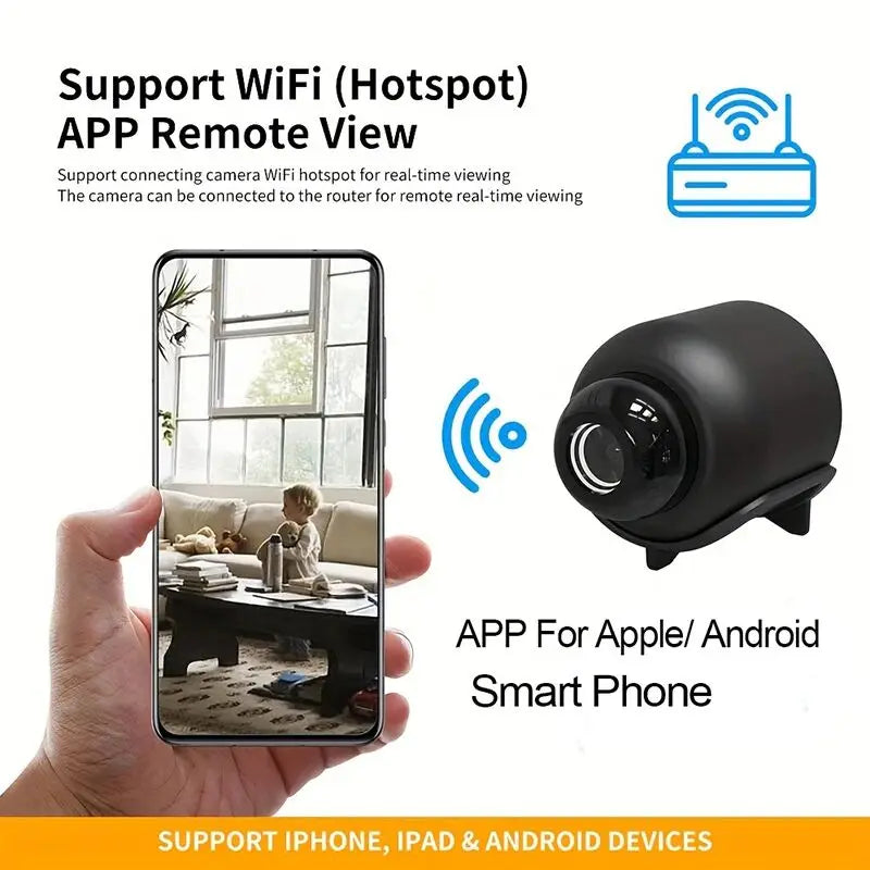 X5 Mini 1080P Wireless Surveillance Camera w/ Night Vision