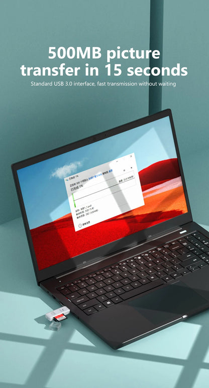 High-Speed USB 3.0 (2-in-1) SD/Micro SD Card Reader