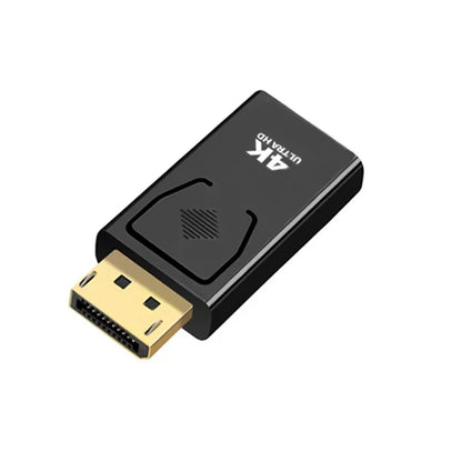 4K DP Male to HDMI Female Adapter | DisplayPort Converter for HDTV/Monitor