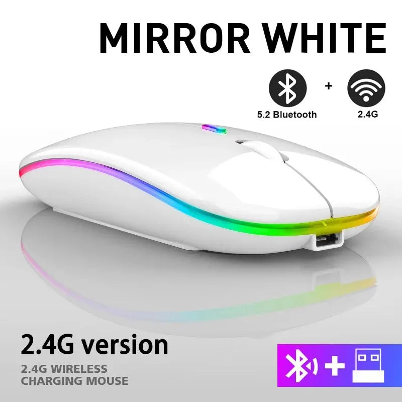 Rechargeable RGB Wireless Gaming Mouse (Ergonomic, 3600 DPI)