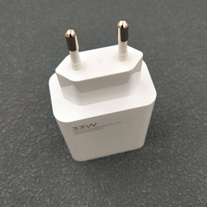 Original Xiaomi 33W Turbo Fast Charger Adapter (EU Plug)