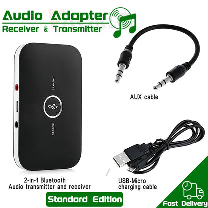 2-in-1 Bluetooth 5.3 Audio Transmitter Receiver (RCA/3.5mm AUX)