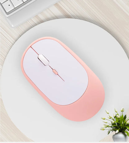 MINGCVIL Rechargeable Silent Wireless Mouse (Bluetooth/Adjustable DPI)