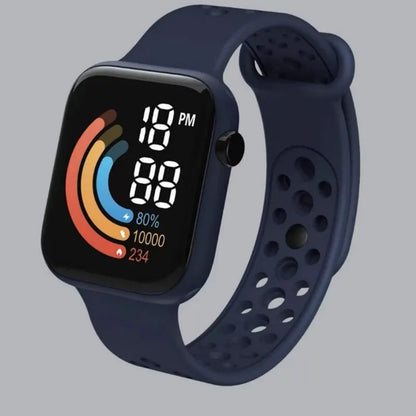 LED Digital Sport Watch (Waterproof / Silicone Strap)