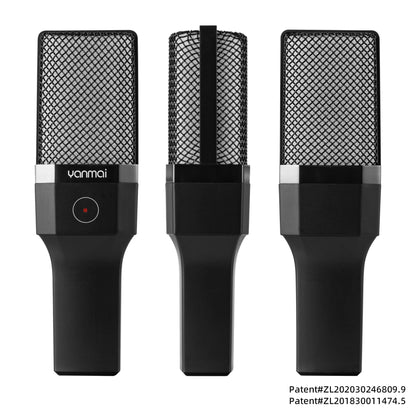 USB Condenser Microphone Kit with RGB Light for PC Streaming