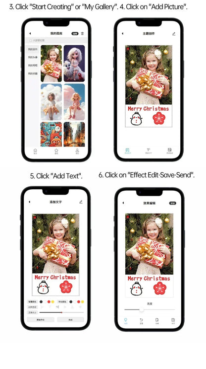 NFC E-Ink Screen Phone Case for iPhone 13-15 Pro Max (Custom Photo)