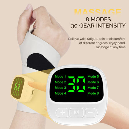 8 Mode Cordless EMS Wrist Massager | Carpal Tunnel & Tenosynovitis Relief Device