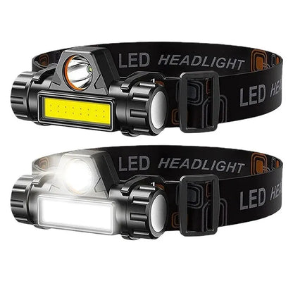 Rechargeable COB LED Headlamp w/ Magnetic Base (Waterproof, USB)