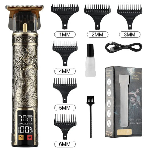 T9 LCD Precision Hair Trimmer and Clipper for Men