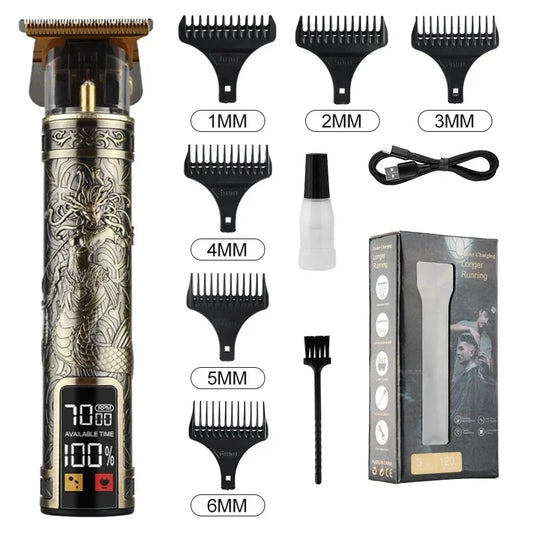 T9 LCD Precision Hair Trimmer and Clipper for Men