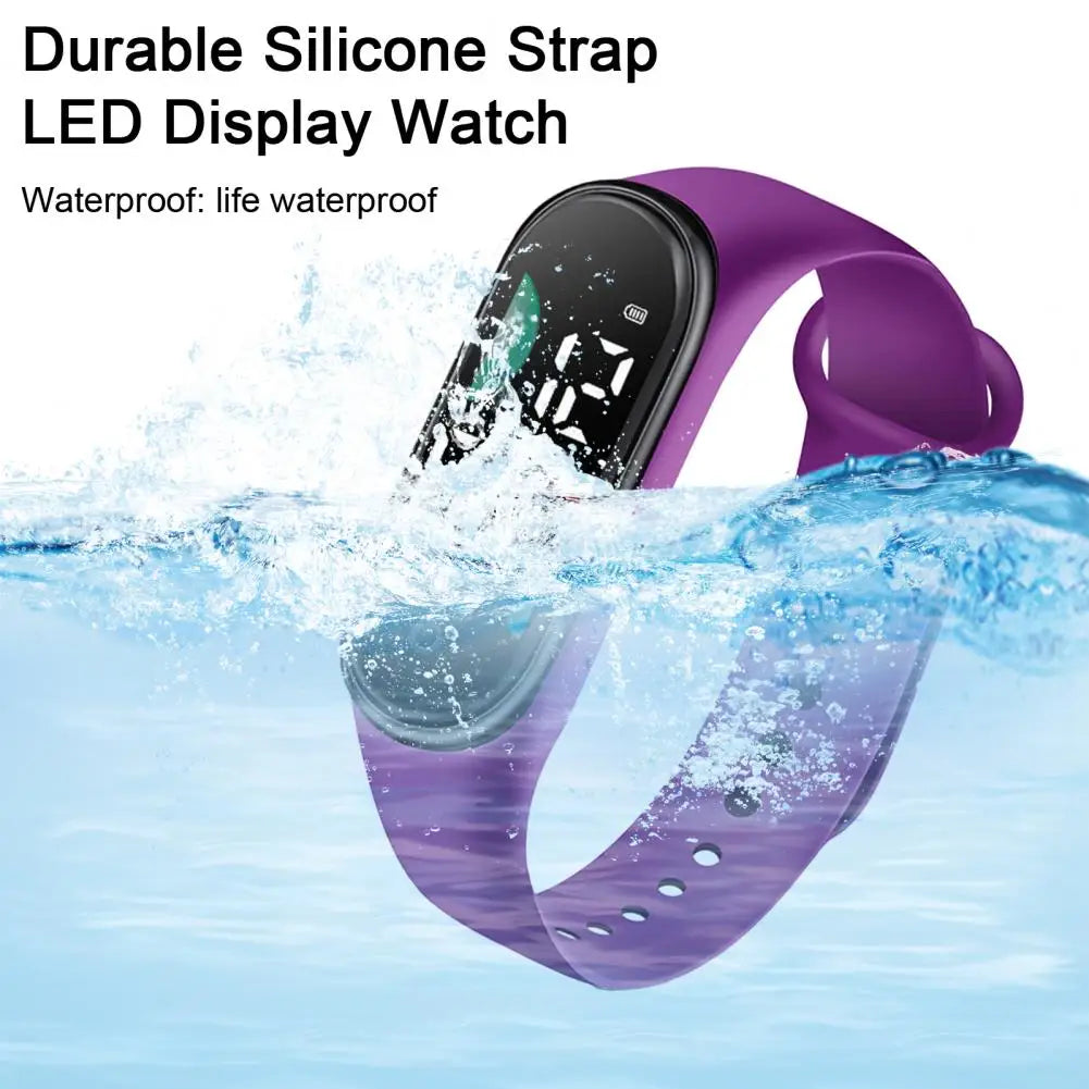 Waterproof Luminous LED Digital Sport Watch (Large Display)