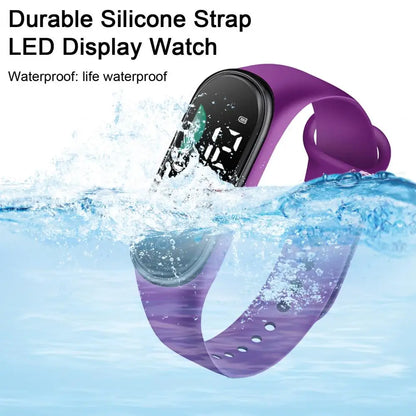 Waterproof Luminous LED Digital Sport Watch (Large Display)