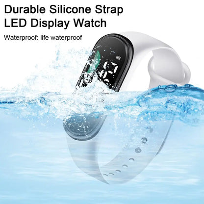 Waterproof Luminous LED Digital Sport Watch (Large Display)