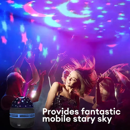 USB LED Starry Sky Projector Lamp (Moon & Star Night Light)