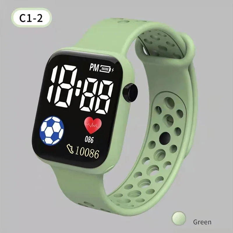 Digital LED Watch | Silicone Strap Electronic Wristwatch