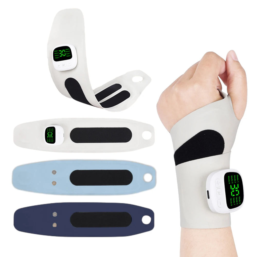 8 Mode Cordless EMS Wrist Massager | Carpal Tunnel & Tenosynovitis Relief Device