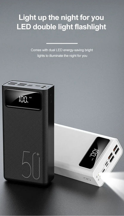 30000mAh/40000mAh Power Bank | Portable QC Fast Charging External Battery