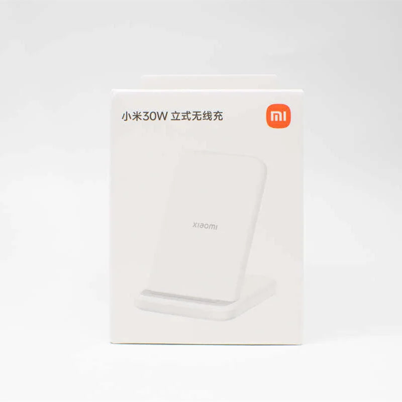 Xiaomi Mi 30W Vertical Wireless Charger | Fast Charging Stand for Mi/Redmi & iPhone