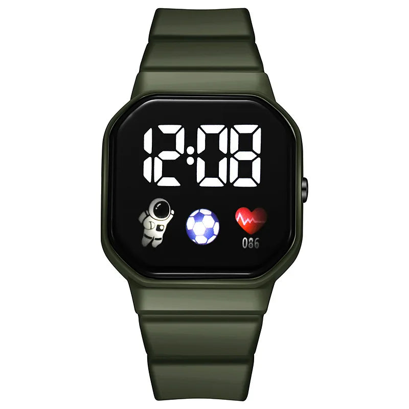 Digital LED Watch | Silicone Strap Electronic Wristwatch
