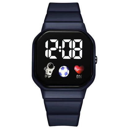 Digital LED Watch | Silicone Strap Electronic Wristwatch