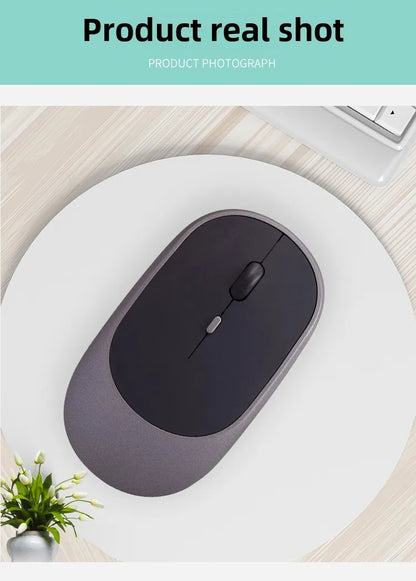 MINGCVIL Rechargeable Silent Wireless Mouse (Bluetooth/Adjustable DPI)