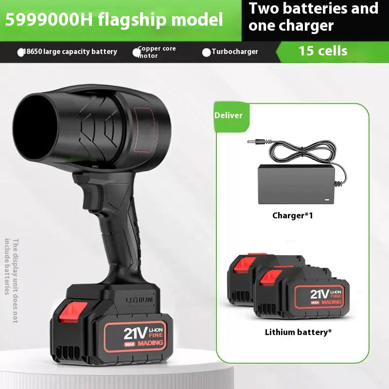 Dual-Power Lithium Blower for Industrial Use
