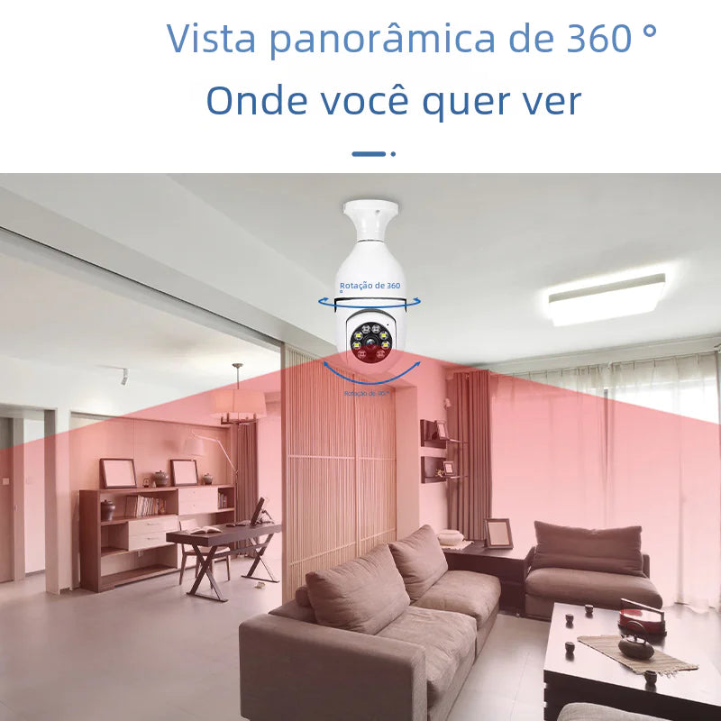 E27 360° Indoor Security Camera Bulb