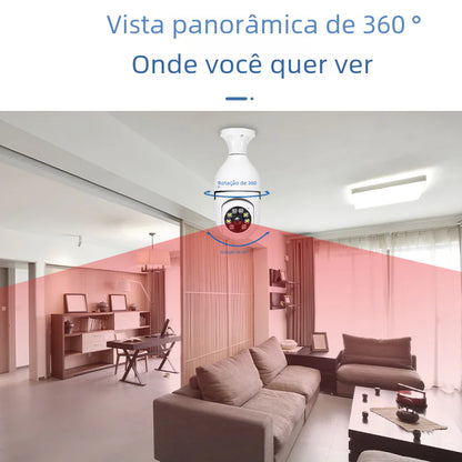 E27 360° Indoor Security Camera Bulb
