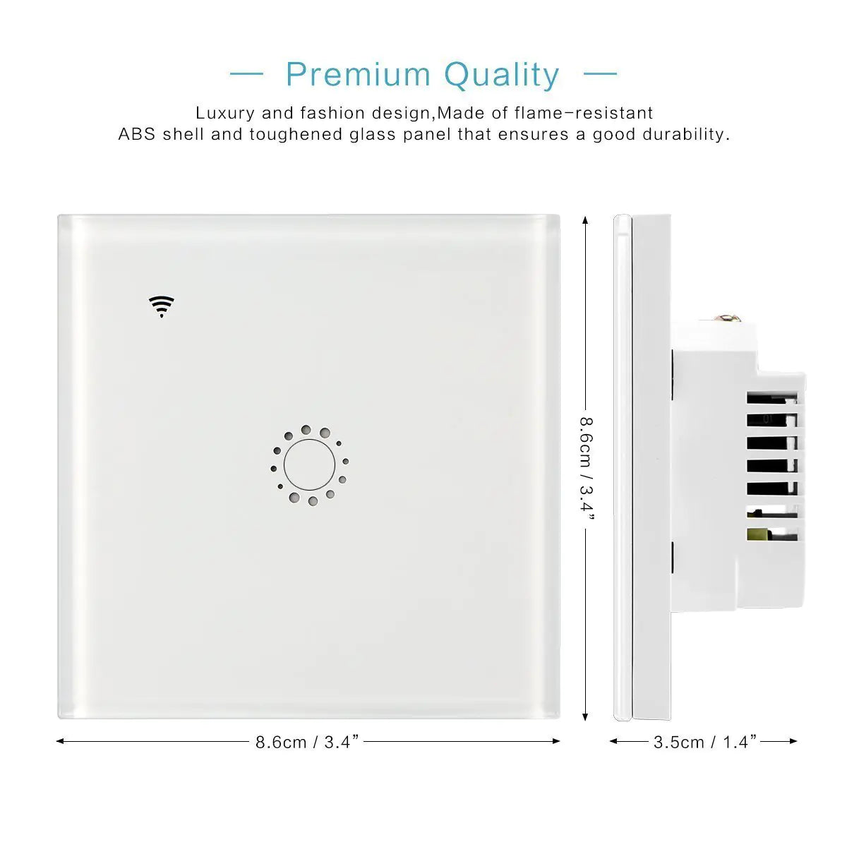 Sonoff SmartTouch 86mm Light Control, Alexa Ready