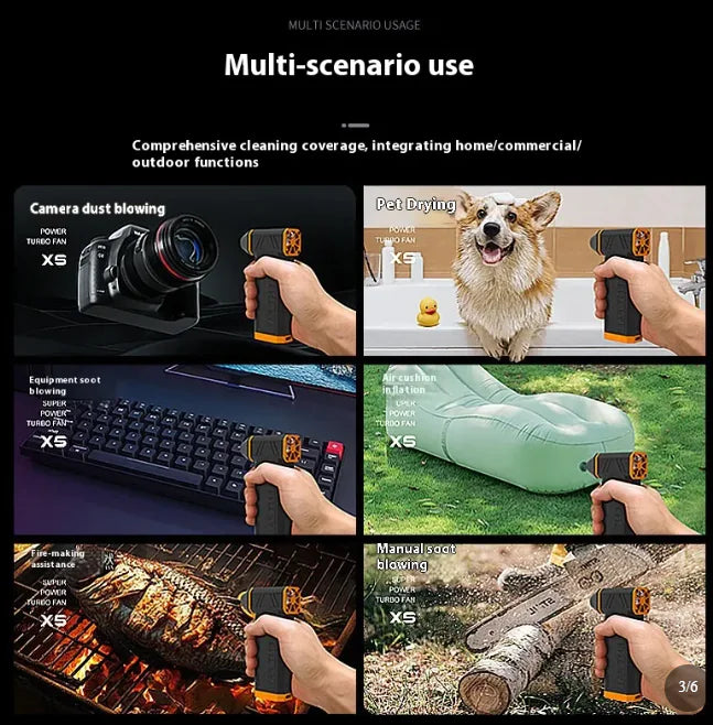 ForceX Handheld Turbo Blower