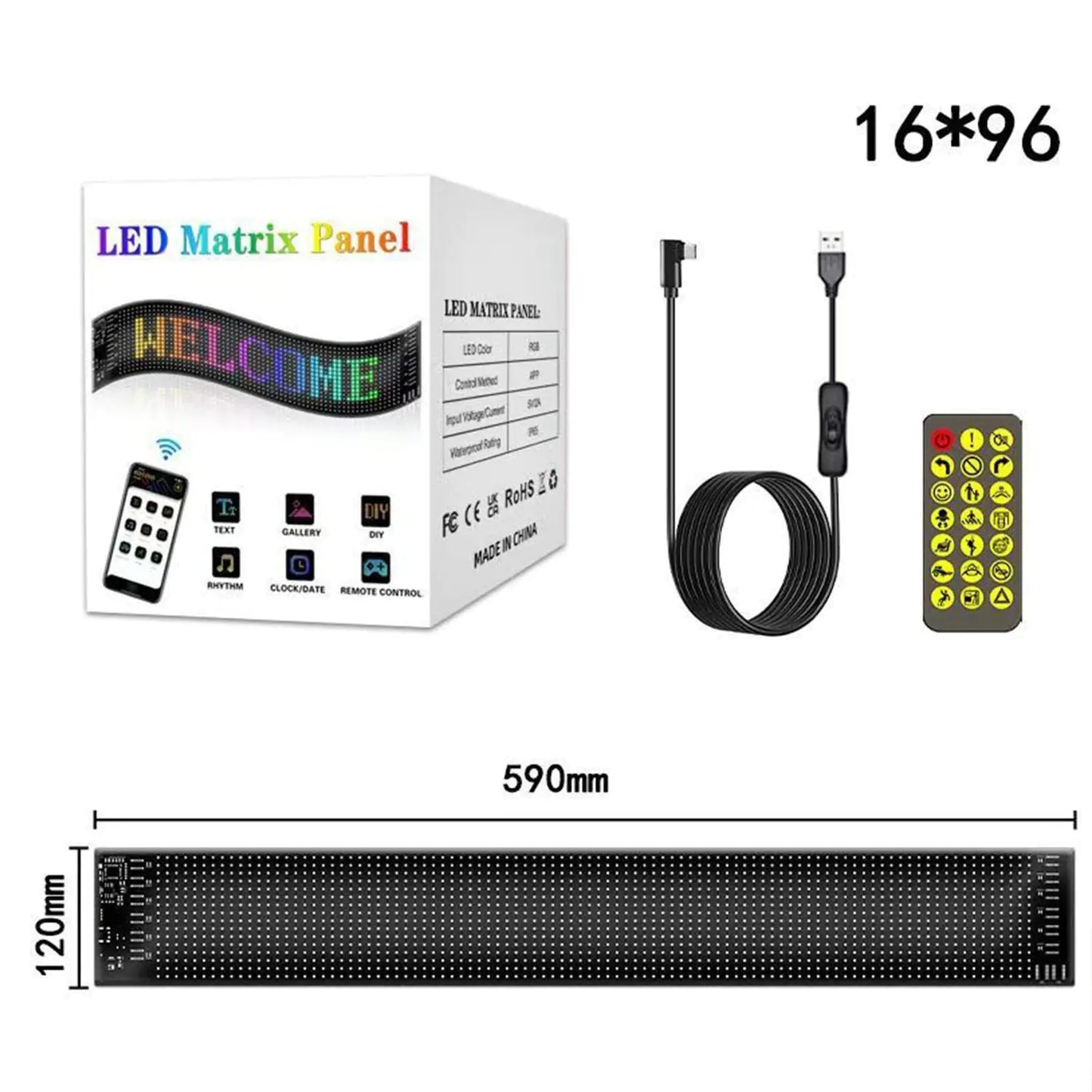 Car FlexiColor Bluetooth Display