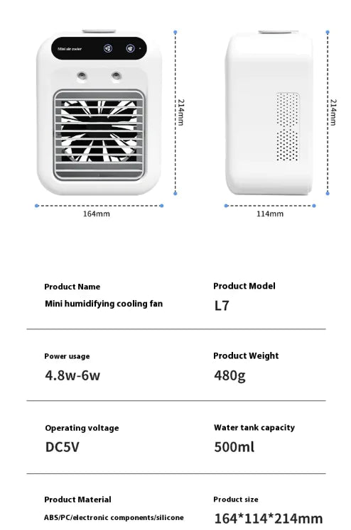 Compact Mobile Air Cooler