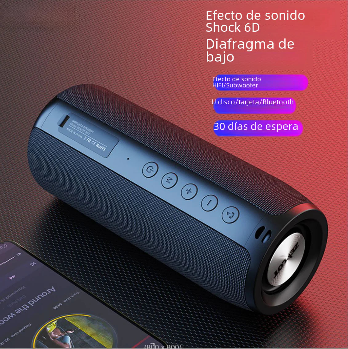 ZEALOT S51 Dynamic Bass Outdoor Bluetooth Speaker