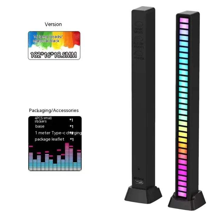 Dual-Sided RGB Rhythm Voice Lamp