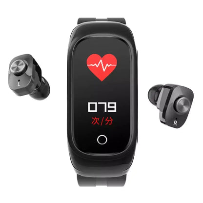 All-in-One Fitness Smartwatch & Earbuds