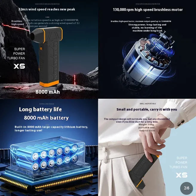 ForceX Handheld Turbo Blower