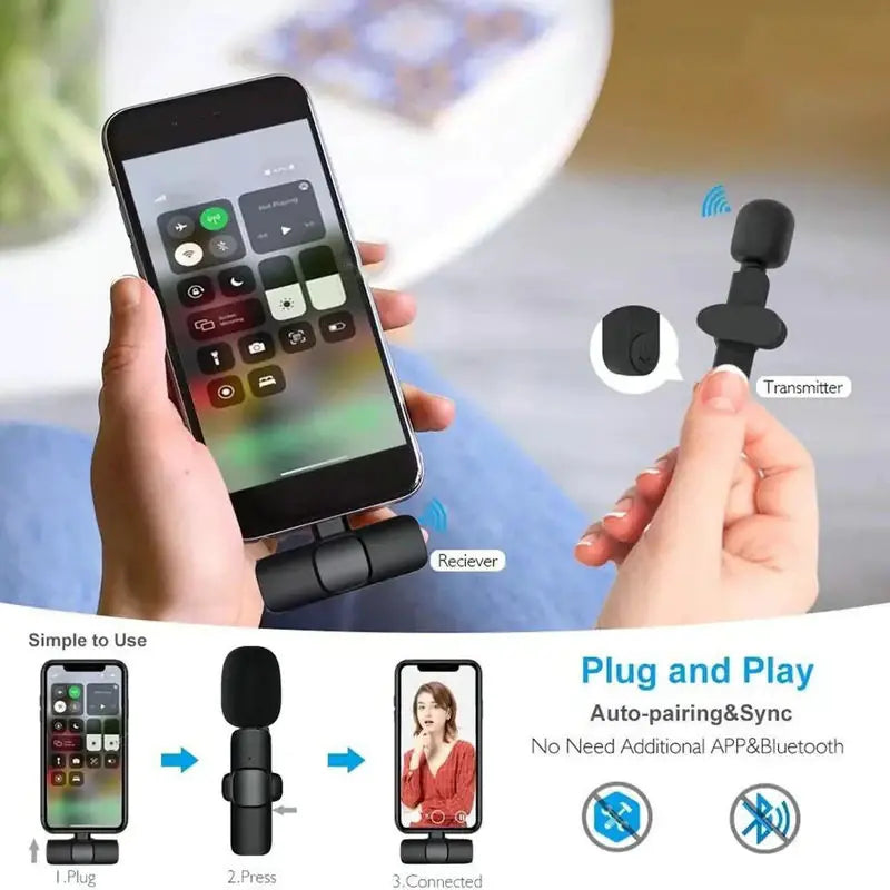 Compact Clip-On Lavalier Mic