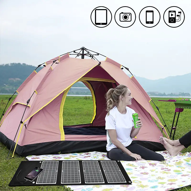 30W Foldable Solar Charger for Outdoors